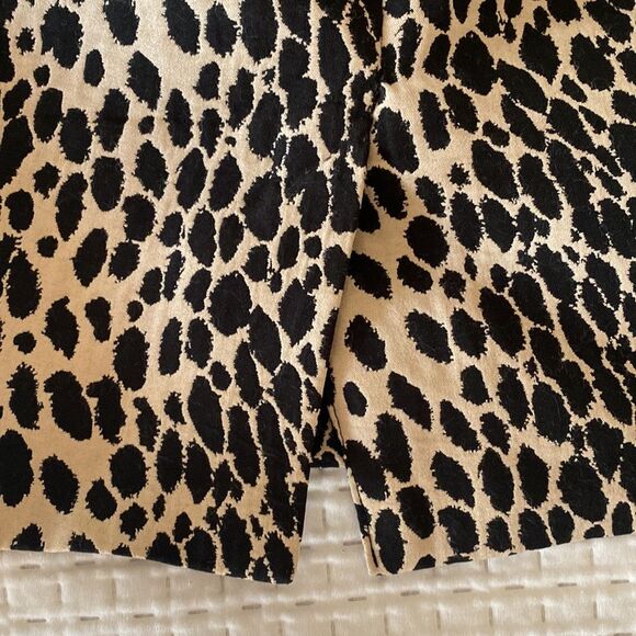 Outback Red Animal Print Pencil Skirt – Black/Tan, Size 8 - Picture 5 of 9